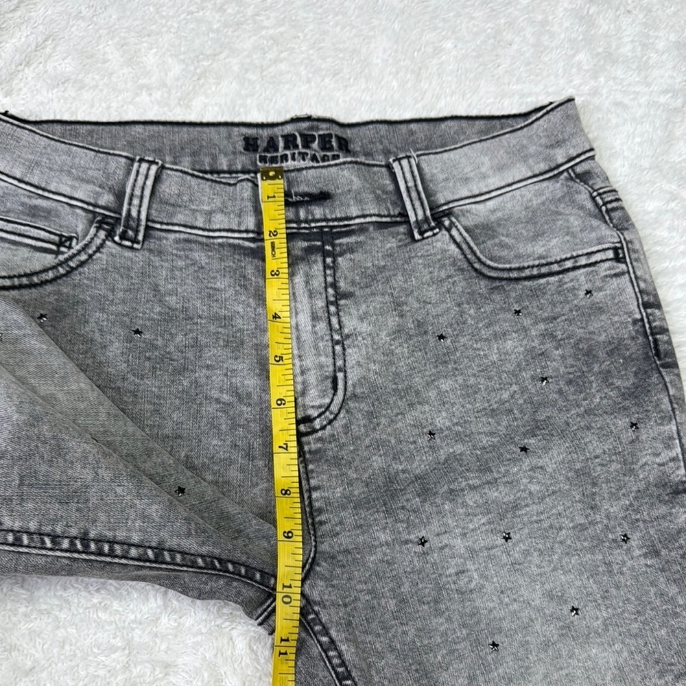 Harper Heritage Women's Skinny Jeans - Gray - Picture 5 of 7